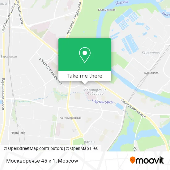 Москворечье 45 к 1 map