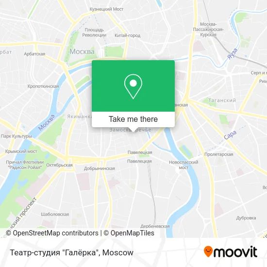 Театр-студия "Галёрка" map