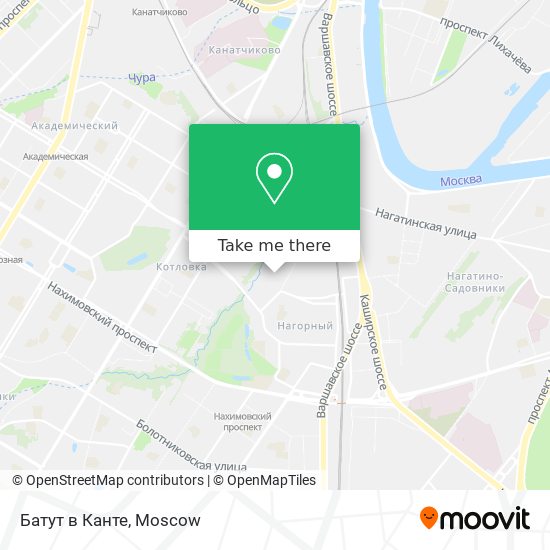 Батут в Канте map