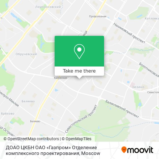 ДОАО ЦКБН ОАО «Газпром» Отделение комплексного проектирования map