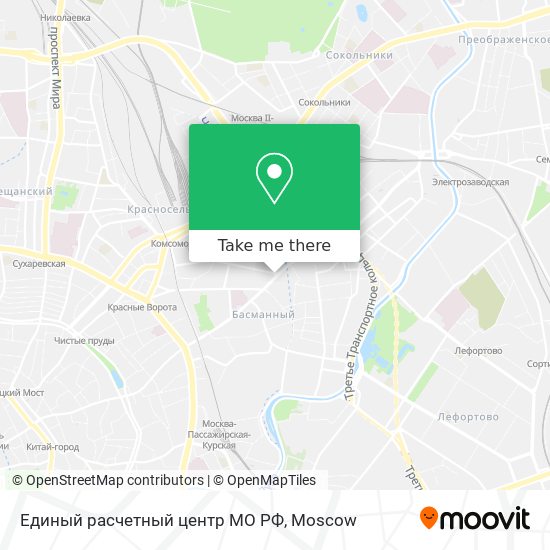 Единый расчетный центр МО РФ map