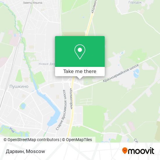 Дарвин map