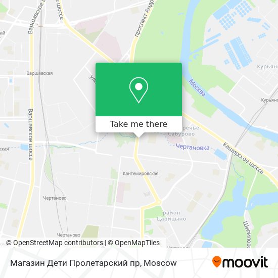 Магазин Дети Пролетарский пр map