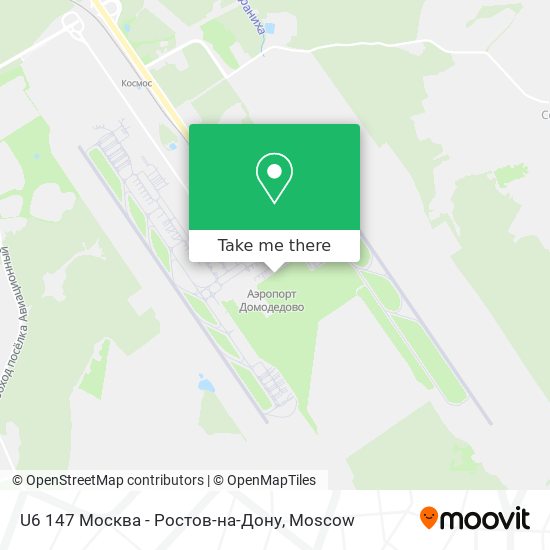 U6 147 Москва - Ростов-на-Дону map