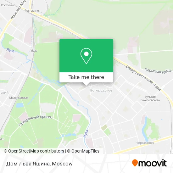 Дом Льва Яшина map