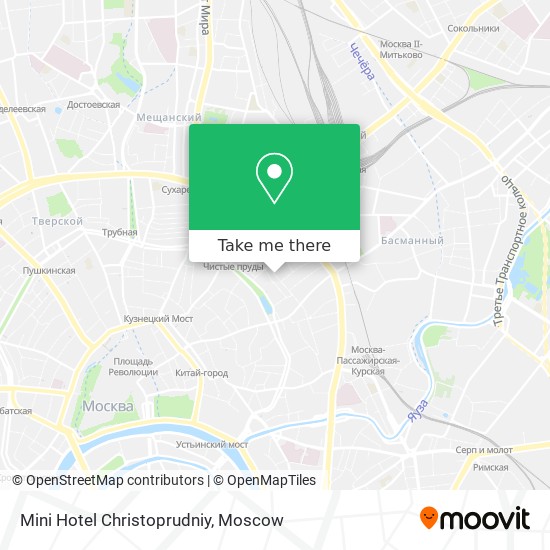 Mini Hotel Christoprudniy map