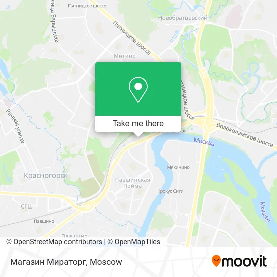 Магазин Мираторг map