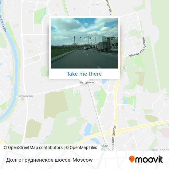 Долгопрудненское шоссе map