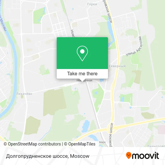 Долгопрудненское шоссе map