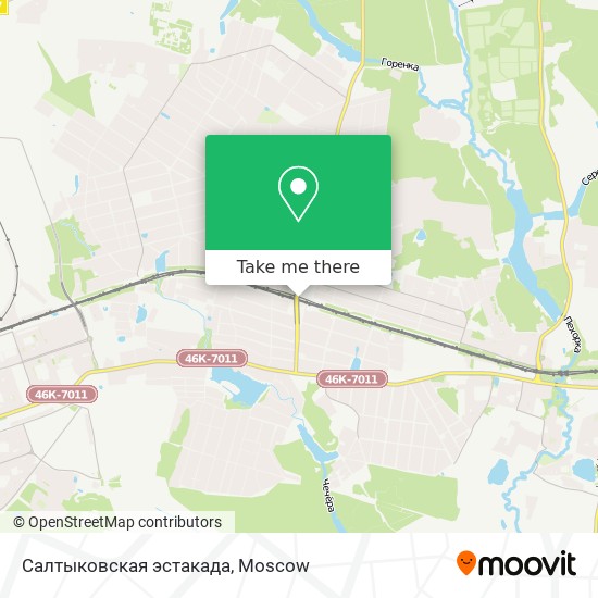 Салтыковская эстакада map