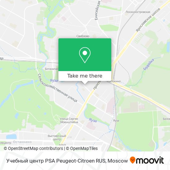 Учебный центр PSA Peugeot-Citroen RUS map