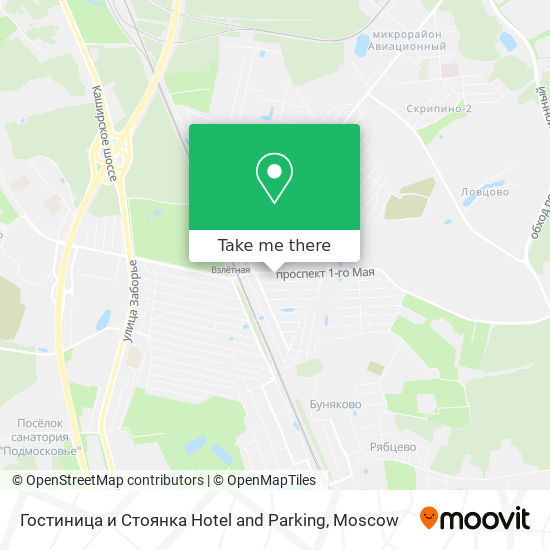 Гостиница и Стоянка Hotel and Parking map