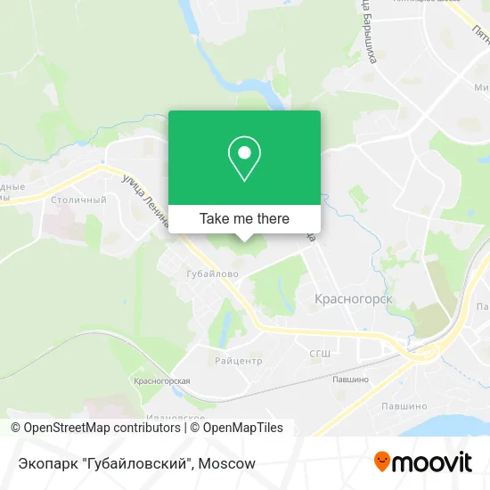 Экопарк "Губайловский" map