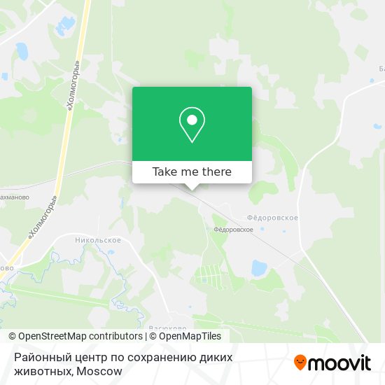 Районный центр по сохранению диких животных map