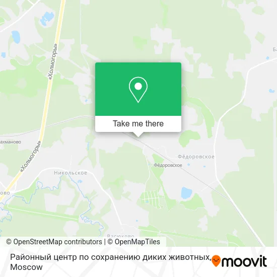 Районный центр по сохранению диких животных map