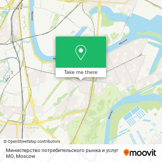 Министерство потребительского рынка и услуг МО map