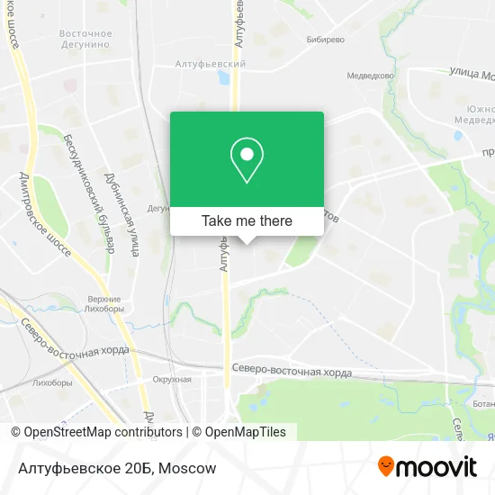 Алтуфьевское 20Б map