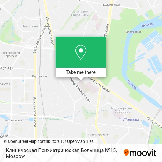 Клиническая Психиатрическая Больница №15 map