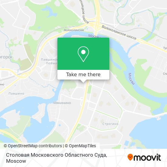 Столовая Московского Областного Суда map