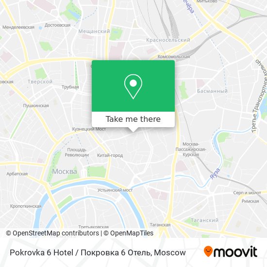 Pokrovka 6 Hotel / Покровка 6 Отель map