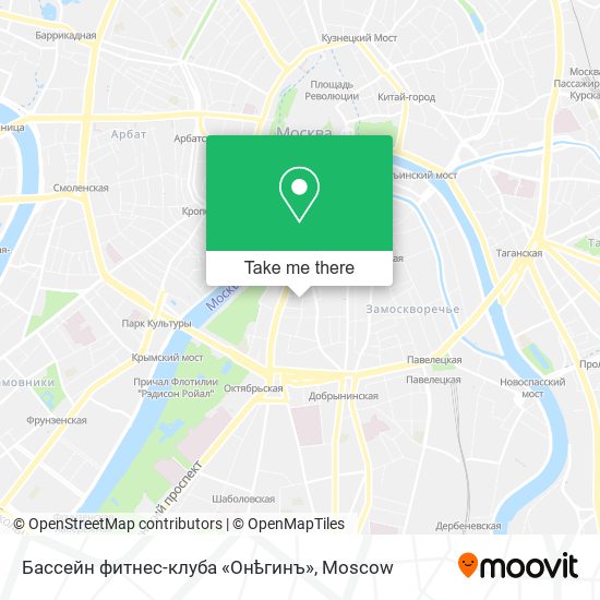 Бассейн фитнес-клуба «Онѣгинъ» map