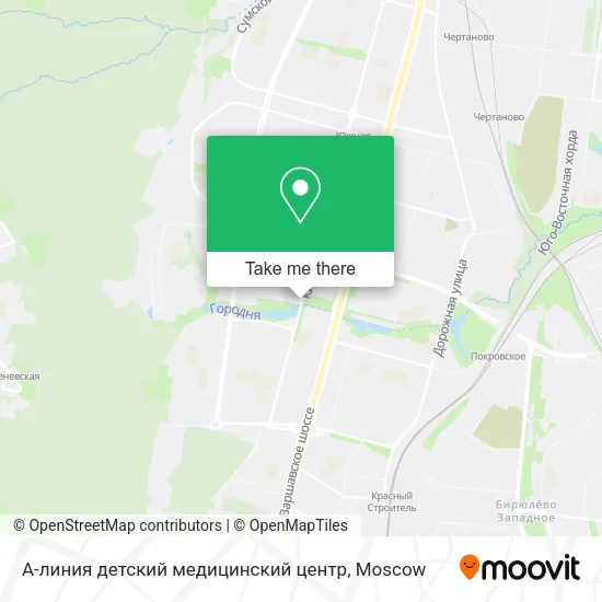 А-линия детский медицинский центр map