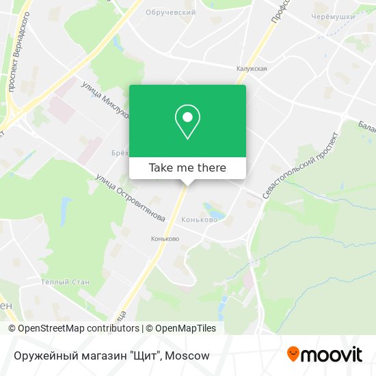 Оружейный магазин "Щит" map