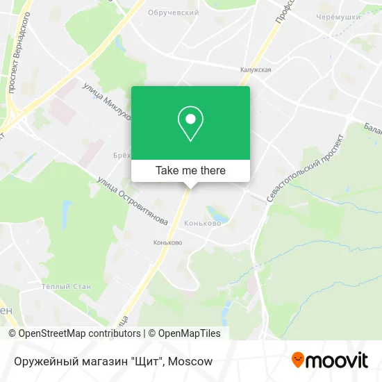 Оружейный магазин "Щит" map