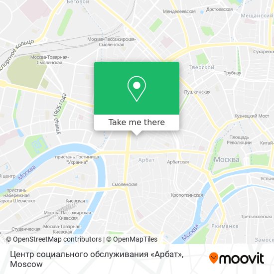 Центр социального обслуживания «Арбат» map