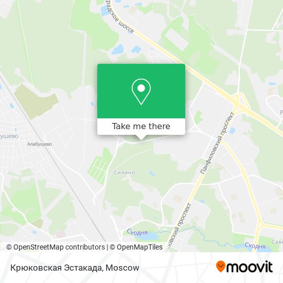Крюковская Эстакада map