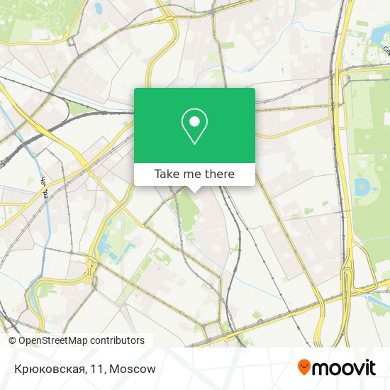 Крюковская, 11 map