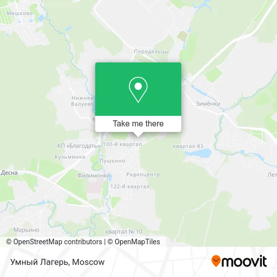 Умный Лагерь map