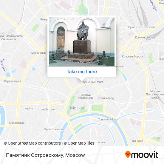 Памятник Островскому map