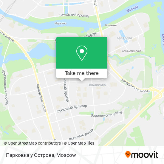 Парковка у Острова map