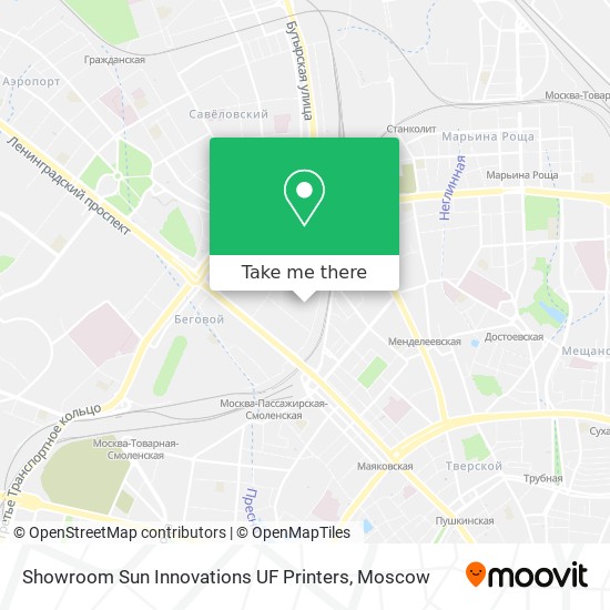 Showroom Sun Innovations UF Printers map