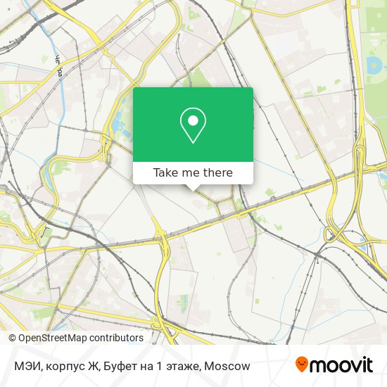 МЭИ, корпус Ж, Буфет на 1 этаже map