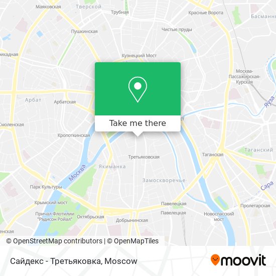 Сайдекс - Третьяковка map