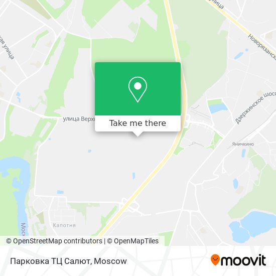 Парковка ТЦ Салют map