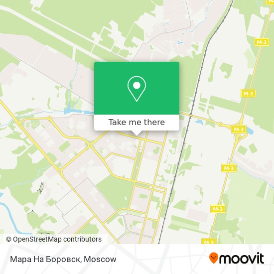 Мара На Боровск map