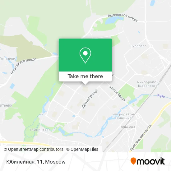 Юбилейная, 11 map