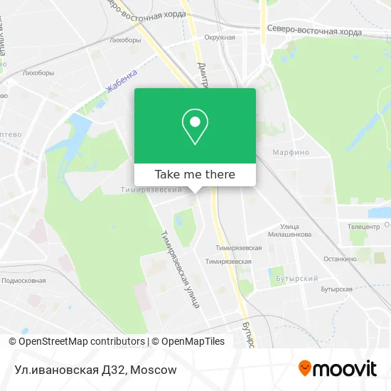 Ул.ивановская Д32 map