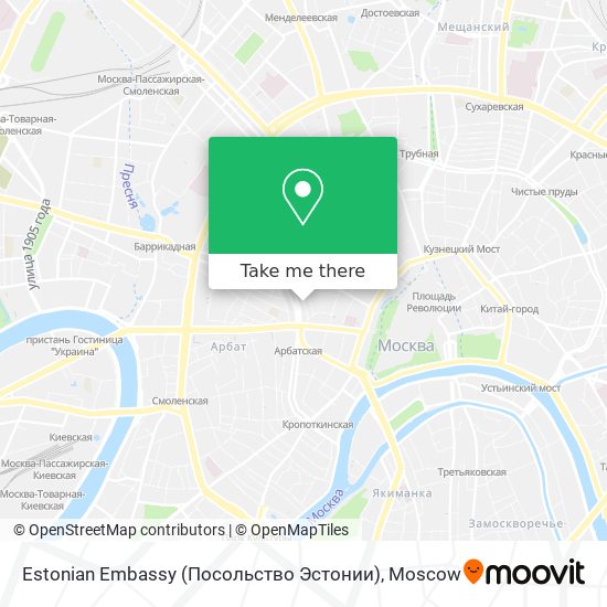 Estonian Embassy (Посольство Эстонии) map