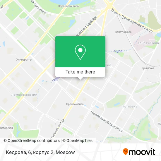 Кедрова, 6, корпус 2 map