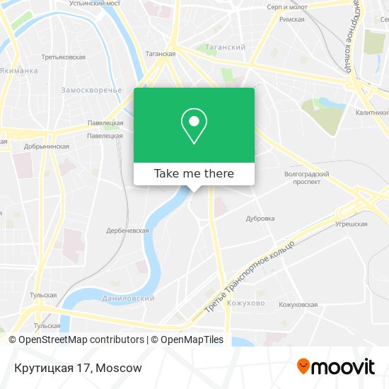 Крутицкая 17 map
