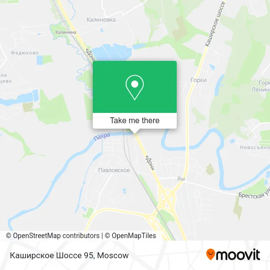 Каширское Шоссе  95 map