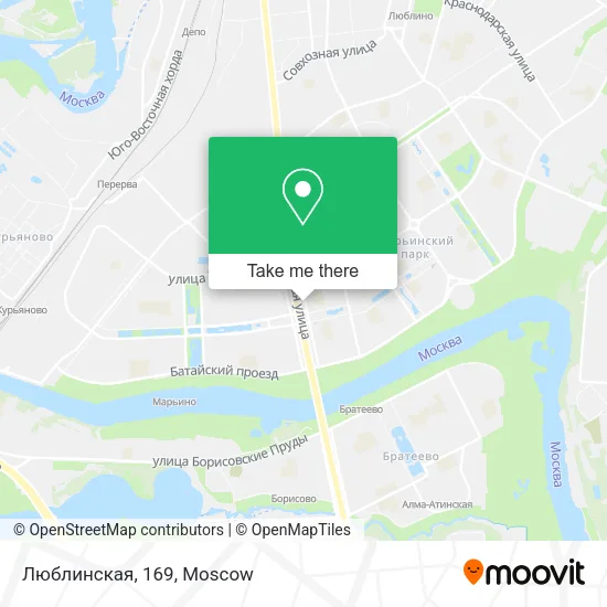 Люблинская, 169 map