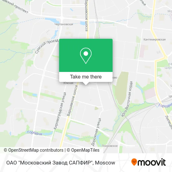 ОАО "Московский Завод САПФИР" map