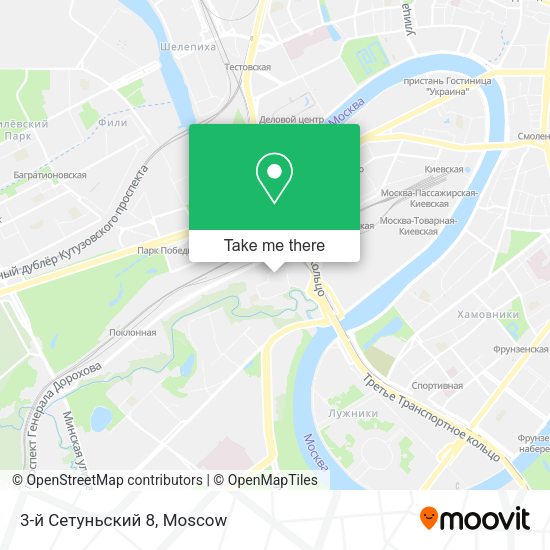 3-й Сетуньский 8 map