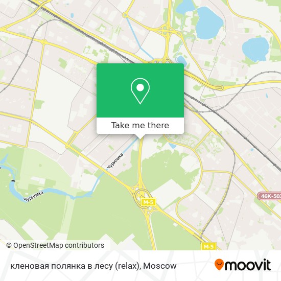 кленовая полянка в лесу (relax) map