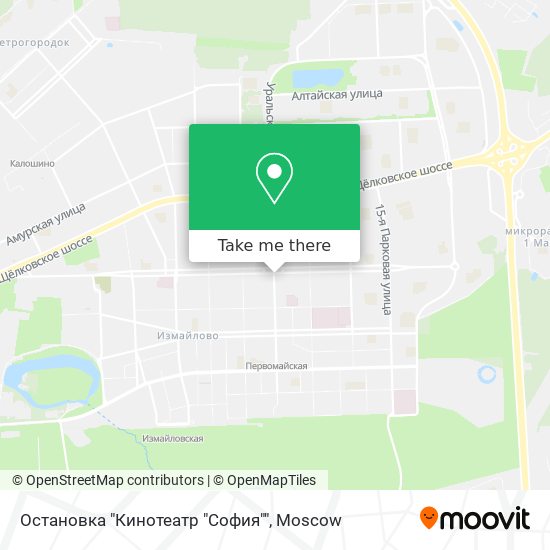 Остановка "Кинотеатр "София"" map